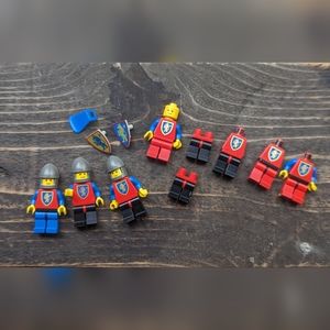 Lego Castle Crusader Lion Minifig Lot Vintage